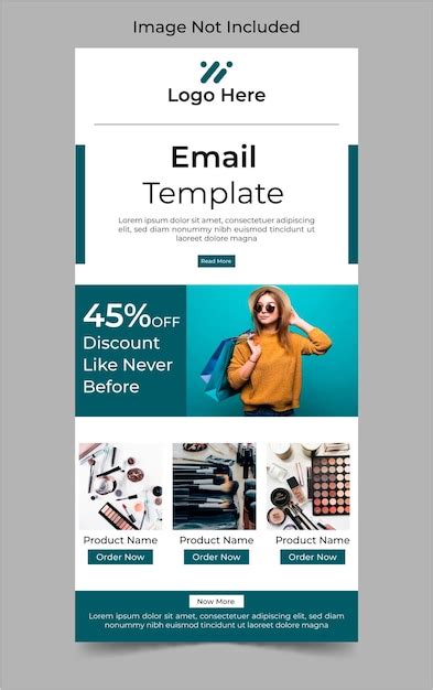 Premium Vector | Ecommerce email template