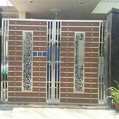 Black Modern Stainless Steel Gate, For Home at best price in Nagpur ...