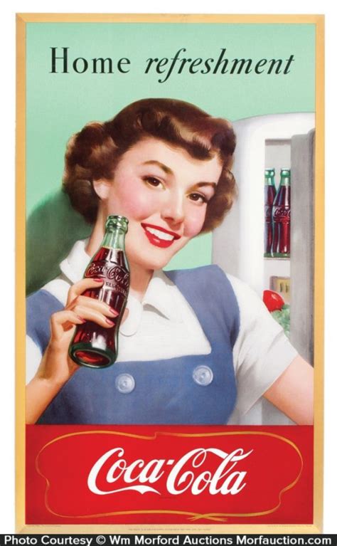 1950 Coca-Cola Sign • Antique Advertising