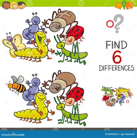 Spot The Difference Cartoon