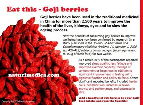 Eat this - Goji berries - Naturimedica