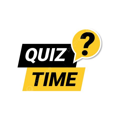 Quiz Time Badge Design With Question Mark Vector, Quiz Time, Badge ...