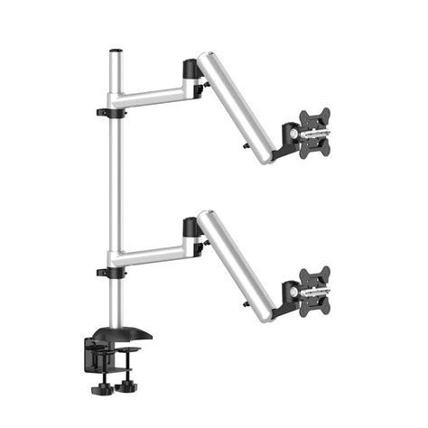 Dual Monitor Desk Mount for Apple Top Down or Side by Side