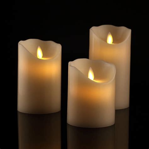 flameless candles with remote - Living room interior design ideas ...