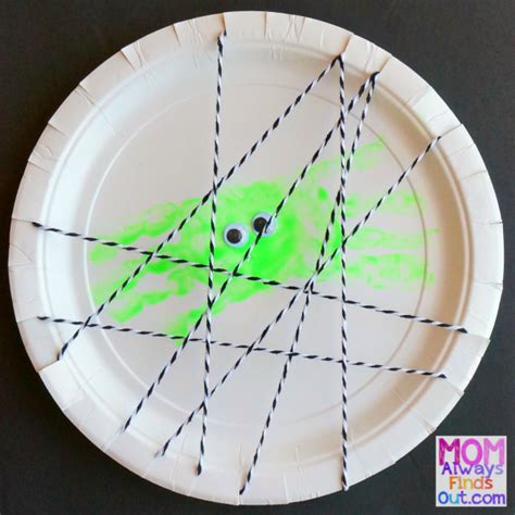 Handprint Spider Paper Plate Craft for Kids - Mom Always Finds Out