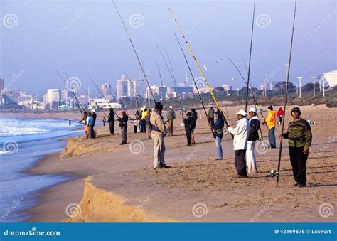 Many People Fishing on Blue Lagoon Beach Editorial Photo - Image of ...