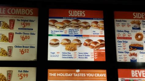 White Castle Menu Prices