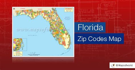 Florida Zip Code Map | Map of Florida Zip Codes | Florida Zip Codes | Zip code map, Florida zip ...