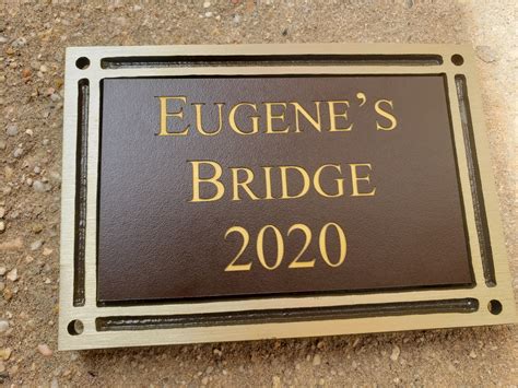 Bronze Bench Plaque, Building Plaque, Memorial Plaque, Dedication Plaque, Outdoor Plaque