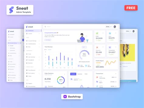 Sneat Open Source Bootstrap 5 HTML Admin Template Is Here...!!🤩 - DEV Community