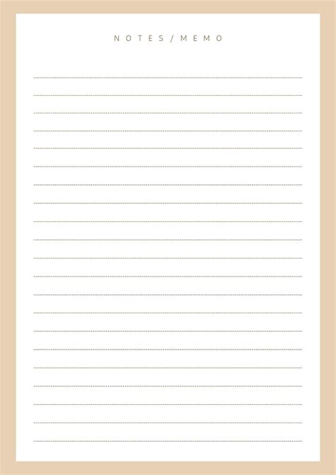 Blank Memo Template