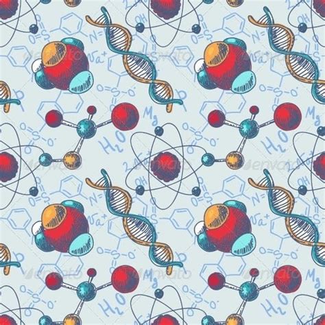 Chemistry Seamless DNA Molecule Pattern | 2160x3840 wallpaper, Fondos de quimica, Diseños de ...