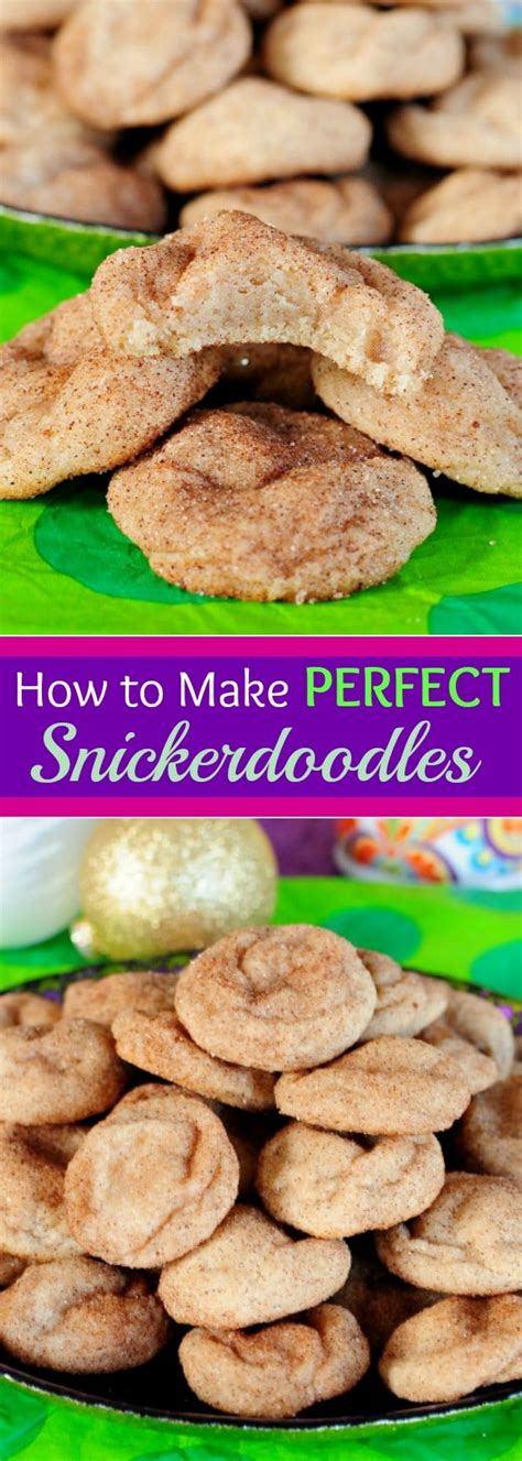 How to Make Thick, Soft, Chewy Snickerdoodles - Back for Seconds