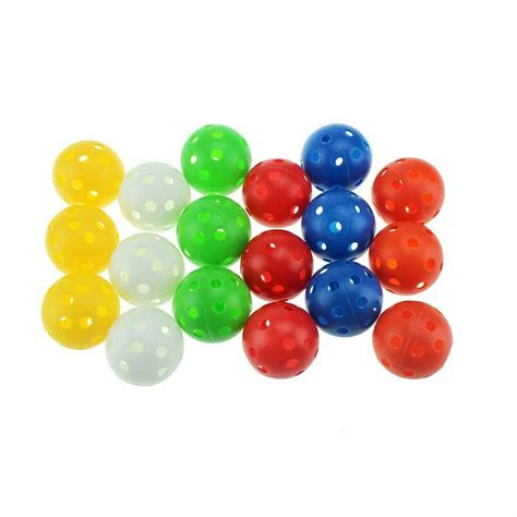 Crestgolf Plastic Airflow Golf Balls Practice Balls 12pcs/50pcs