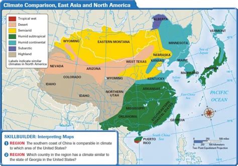 East Asia: Climate and Vegetation