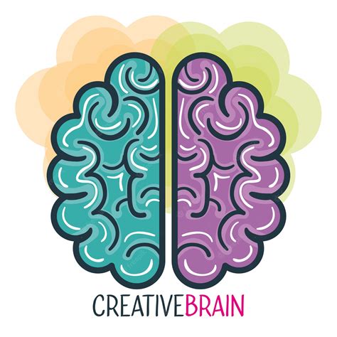 Premium Vector | Creative profile and brain vector illustration design