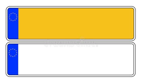 Number Plate Template Printable