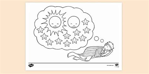 Josephs Dream Coloring Page