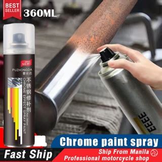 Chrome Spray Paint Metal Silver Spray Paint Metal Rust Remover Stainless Steel Aluminum Alloy ...