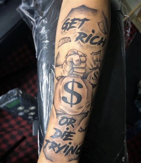 Share more than 62 get rich or die tryin tattoo best - in.coedo.com.vn