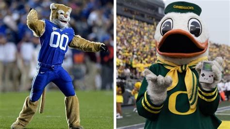 BYU/Oregon: Tale Of The Mascot Tape - Cosmo vs. The Duck