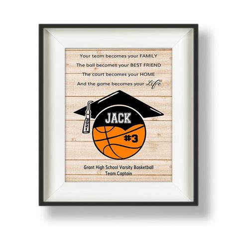 Basketball Senior Gift Senior Night Basketball - Etsy