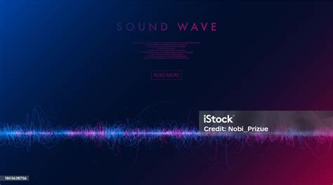 Sound Wave Poster Stock Illustration - Download Image Now - Abstract ...