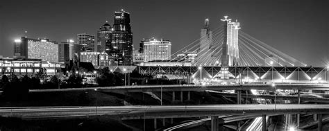 The Downtown Kansas City Skyline over 670 black and white Photos