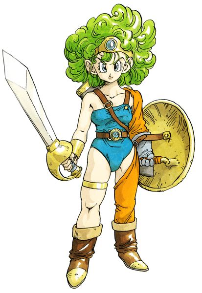 Dragon Quest 4 Hero and Heroine Art by Akira Toriyama : r/dragonquest