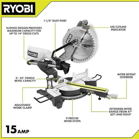 Ryobi 10 Compound Miter Saw With10 COMPOUND MITER SAW WITH LED LED | ubicaciondepersonas.cdmx.gob.mx