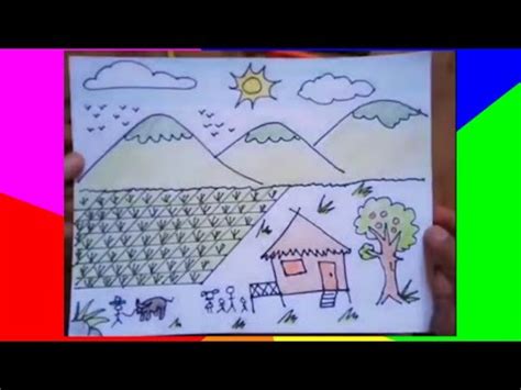 Mag drawing ng Bahay Kubo, the old fashion drawing of Filipino kids ...