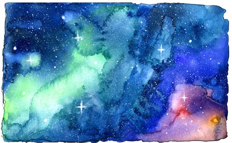 Watercolor Nebula Tumblr