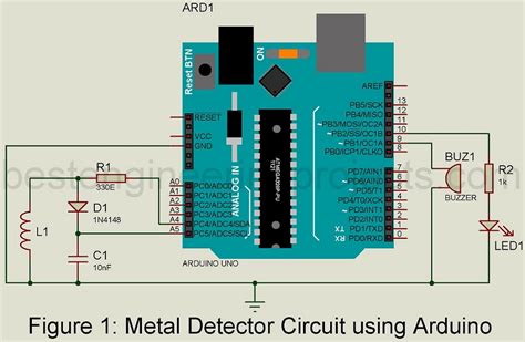 Metal Detector Circuit using Arduino - Engineering Projects