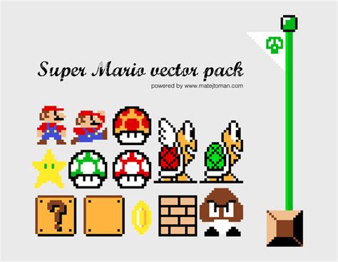 Super Mario Vector Pack Mario Icons Mario Vectors Super Mario Icons | free icon packs | UI Download