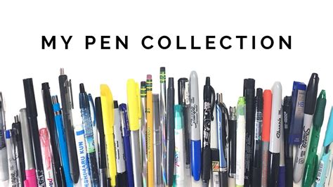 my pen collection (spoiler: it's a mess) - YouTube