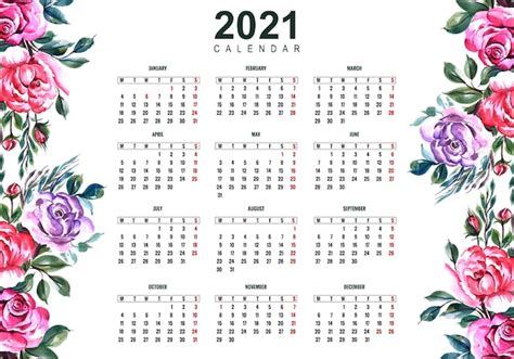 Calendario Colorato 2021 - calendario mar 2021