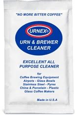 Urnex Urn and Brewer Cleaner - 48 per Case - Espresso Planet - Espresso Planet Canada