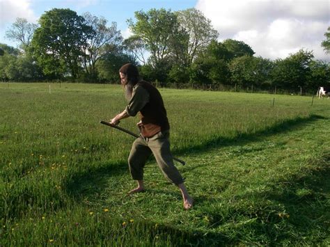 Mowing with a Scythe - Scythe Cymru