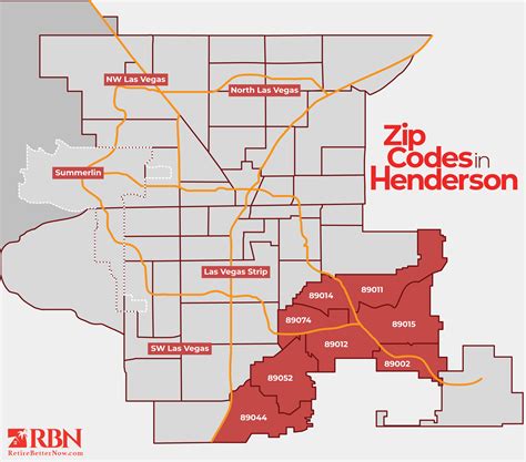 Zip Codes in Henderson, NV | Henderson Zip Code Map