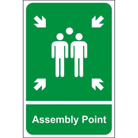 Assembly Point Signs | Emergency Escape Fire Safety Signs Ireland