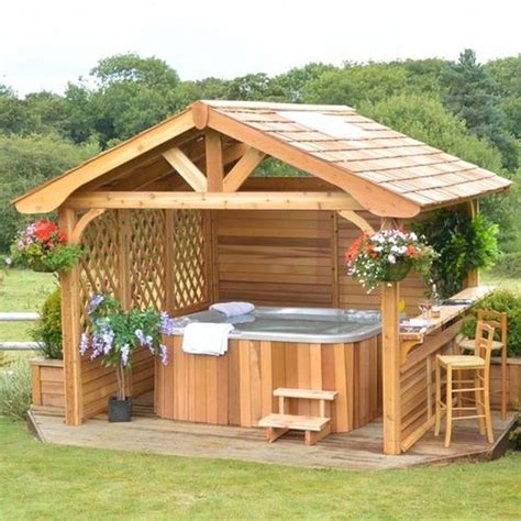 25 Most Mesmerizing Hot Tub Cover Ideas for Ultimate Relaxing Time - GODIYGO.COM in 2020 | Hot ...