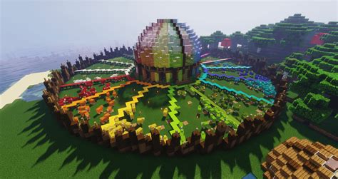 Colorful Sheep Farm : r/Minecraft