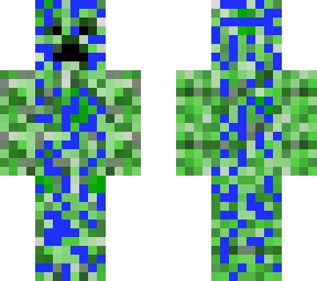 Charged creeper | Minecraft Skin