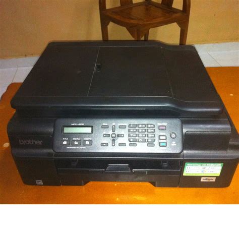 Brother MFC-J200 InkBenefit + Short CISS WIFI Fax Printer (Refillable ...