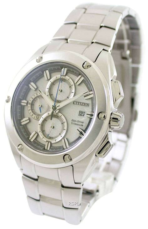 Citizen Eco-Drive Chronograph Super Titanium CA0210-51A Men's Watch ...