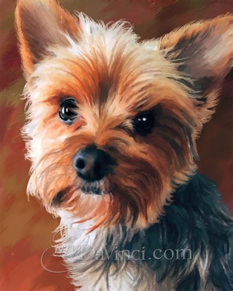 Painting Oil Personalized dog Pet Art Commissioned Dog Portrait Custom ...