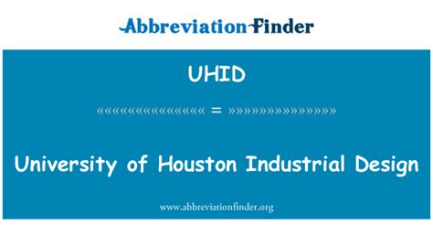 UHID Definición: Diseño Industrial de la Universidad de Houston - University of Houston ...