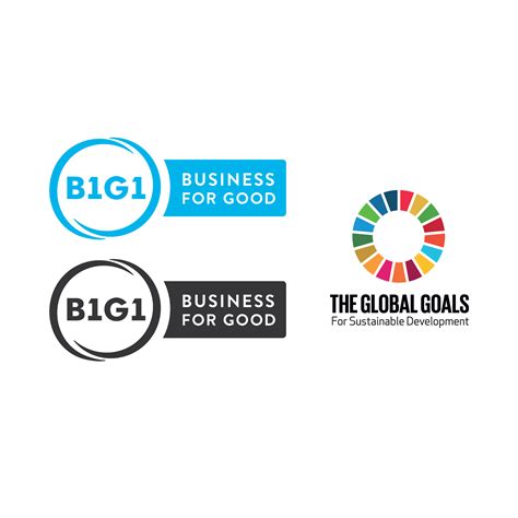 B1G1 & SDG Window/Wall Stickers - B1G1 Business For Good