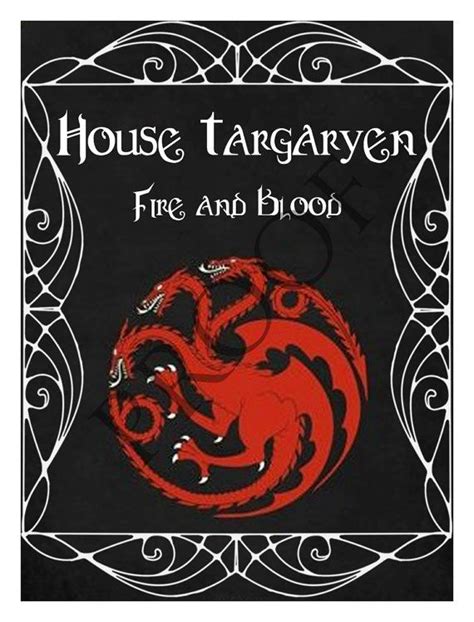 Game of Thrones House Sigils Wine Label House Targaryen Mother of Dragons | Custom wine labels ...