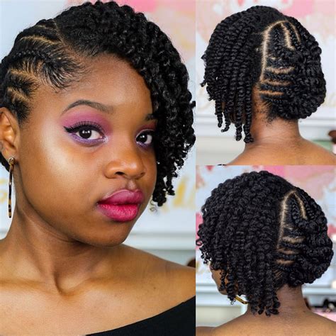 79 Stylish And Chic Different Styles Of Natural Hair Braids For Short Hair - Stunning and ...